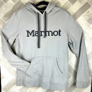Unisex size medium Marmot grey pullover hoodie